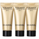 香奈兒（Chanel）粉底液小樣 奢華精萃粉底液 金磚粉底液BR12# 5ml*3個