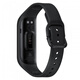 優(yōu)倫詩適用Samsung三星galaxy fit2手環(huán)硅膠表帶SM-R220智能替換腕帶運(yùn)動(dòng)男女表帶 黑色