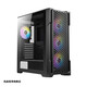 安鈦克（Antec）  AX61 AX90 FLUX CX 500M C3 P20C ARGB 支持ATX大板 玻璃側(cè)透 海景房機箱 搭配電源套裝 安鈦克 AX90 黑武士（鋼化玻璃側(cè)透） 單機箱（無