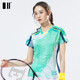 單雙號【透氣型】單雙號羽毛球服套裝網(wǎng)球服衣服女速干衣裙乒乓球服男夏 女上衣C211076 XXXL