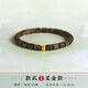 善典越南芽莊天然奇楠沉香隨形手串沉水級(jí)原創(chuàng)國(guó)潮文玩禮物手鏈情侶款 【足金款】沉水白奇楠隨型*25顆