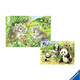 睿思（Ravensburger）城市系列拼圖兒童2×24片4-6歲男女孩拼插玩具 可愛的考拉和熊貓78202