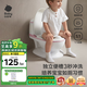 babycare馬桶坐便器蹲便器兒童馬桶仿真馬桶坐便圈2-6歲寶寶便盆維爾粉