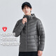 拓路者雪狐Primaloft金標P棉棉服男防風(fēng)連帽棉衣冬季保暖休閑外套輕薄女 隕石灰-男款 XL