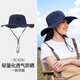 駱駝【小耶溪】戶(hù)外防曬帽女漁夫帽徒步登山牛仔帽夏季遮陽(yáng)帽子男