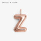 CHARLES&KEITH情人節個(gè)性字母吊墜掛墜生日禮物送女友CK5-72120241-N Z 1個(gè)