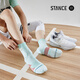 STANCE337專(zhuān)業(yè)精英款籃球襪短筒跑步襪抗菌防臭緩震防滑毛巾底運動(dòng)襪 淺藍色 L  (43-46)