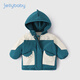 JELLYBABY【撞色立體恐龍連帽男女童棉服】2025冬季加厚兒童棉服 綠色 100