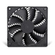 銀昕（SilverStone）AP120i-PRO 12CM穿甲彈機箱風(fēng)扇 垂直風(fēng)道PWM降噪散熱佳 G520AP12IP00020