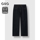 GXG男裝商場(chǎng)同款牛仔褲長(cháng)褲24年冬 牛仔藍 170/M