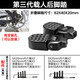 折疊電動車后腳踏山地自行車載人放腳板鋁合金預(yù)留孔安裝山地車配件鋰電代駕車配件 小孔款