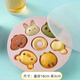 babycare寶寶輔食蒸糕硅膠模具幼嬰兒食品級可蒸糕點嬰兒米糕全套工具磨具 帶蓋-叮當(dāng)貓+油刷+裱花