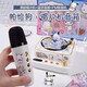 太空狗款仿黑膠cd唱機音箱便攜式藍牙音響送男士女朋友禮品生日禮物實用高音質(zhì)家用K歌麥克風(fēng)一體小眾 INS風(fēng)帕恰狗主題+音響+單麥克風(fēng)