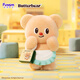 名創(chuàng)優(yōu)品（MINISO）黃油小熊營業(yè)日系列盲盒桌面擺件潮流手辦玩具生日禮物男女 單盒