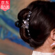 古耐高檔發(fā)夾后腦勺2025新款高端發(fā)卡頭飾抓夾女七夕情人節(jié)禮物送女友 雙面黑天鵝閃鉆抓夾【禮盒裝】