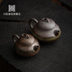 小院遇見(jiàn)創(chuàng  )意柴燒小號西施壺功夫茶具禪意粗陶家用泡茶壺手工 柴窯梨型壺（小號） 100ml