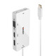 德國LINDY USB 3.1 Type-C四合一轉換器HDMI,DVI,VGA,DP轉接頭適配器 USB 3.1 Type-C轉換器
