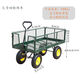 四輪拖車(chē)拉貨小推車(chē)平板車(chē)網(wǎng)車(chē)老虎車(chē)搬運車(chē)載重家用運貨車(chē)輕便 大號120*60*28 充氣輪