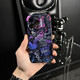 斐普特 適用蘋(píng)果16手機殼iPhone15promax菲林14/13鏡頭全包12防摔plus涂鴉風(fēng)硬殼 全包精孔【暗紫涂鴉】 蘋(píng)果15ProMax