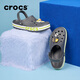 crocs卡駱馳洞洞鞋貝雅卡駱班輕便耐磨一腳蹬休閑鞋|205089 石板灰/青檸綠-0GX 43 (270mm)