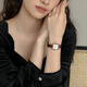 Xinqite復(fù)古新款正品方糖小棕表方形輕奢小眾2024女士手表巧經(jīng)典輕奢防水 小棕表