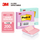 3M 便利貼 便條紙/報(bào)事貼/便簽紙/便簽本 辦公用品 學(xué)習(xí)用品文具 抽取套裝OL1000-PI（含粉色底座）2本裝