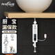 奧唯士（AIWISHE）即熱式電熱水器電家用小型淋浴洗澡快速熱衛(wèi)生間變頻恒溫免儲(chǔ)水快速直熱 白色3500W廚寶+漏保插頭