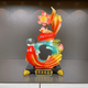 客廳擺件中式寓意一帆風(fēng)順酒架電視柜玄關(guān)現代擺設裝飾品乘風(fēng)破浪 YY102雙魚(yú)戲珠