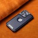 海天（HaiTian）蘋(píng)果16promax磁吸手機殼高檔商務(wù)皮套iPhone15/14/13全包防摔保護套蘋(píng)果12手機殼高級感男女款皮質(zhì) 【尊貴黑】 iPhone 16 Pro Max