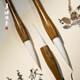 善璉湖筆鴻雁毛筆專(zhuān)業(yè)級(jí)兼毫初學(xué)者練字中楷中號(hào)文房四寶書(shū)法筆國(guó)畫(huà)湖州湖筆白云字帖套裝書(shū)法專(zhuān)用 鴻雁兼毫大中小