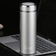 希諾（heenoor） 400ml 不銹鋼保溫杯 商務(wù)車(chē)載便攜杯子男女士泡茶水杯 鉑金色