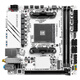 精粵B550M主板/B550ITX主板/B450/B350主板CPU套裝臺式電腦主板DDR4內(nèi)存AM4銳龍R5 5600/5700X/5600GT 精粵B450i PLUS ARGB主板 單主板