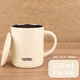 膳魔師THERMOS 新款保溫泡茶咖啡杯辦公室男女水杯子情侶JDG-351 團(tuán)購定制LOGO 米白色340ml