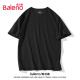 班尼路（Baleno）冰丝短袖男夏季薄款透气男士t恤休闲网眼速干运动五分半袖上衣潮