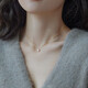 紅妝諾 淡水珍珠項鏈女輕奢極簡(jiǎn)鎖骨鏈女時(shí)尚氣質(zhì)高級感頸鏈送對象禮物 L2066珍珠項鏈-金色