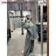 DXOT區(qū)區(qū)歐陽美式復(fù)古牛仔外套女秋季新款寬松休閑夾克上衣設(shè)計(jì)感小眾 做舊藍(lán)牛仔外套 M