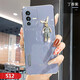 速舞 vivo s12 pro手機(jī)殼女款網(wǎng)紅潮個性可愛鑲鉆兔子鏡頭全包防摔5g限量版硅膠軟保護(hù)套 VIVO s12【丁香紫】電鍍水鉆兔子