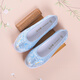 內(nèi)聯(lián)升 游園驚夢(mèng)繡花鞋女 傳統(tǒng)手工布鞋時(shí)尚翹頭款女布鞋8667A 蘭色 37