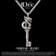 IDee  CREATIVE IDER FOR YOU法國IDee生肖龍項(xiàng)鏈男時(shí)尚復(fù)古鑰匙吊墜朋克風(fēng)配飾本命年飾品禮物 龍骨鏈55+5cm 吊墜：1.8*5.6cm