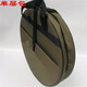 新術(shù)防水雙層裝33-40-45魚(yú)護包漁具包漁護包抄網(wǎng)包帆布包  軍綠單層44厘米