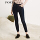 PORTS寶姿女裝 秋冬新品小腳口牛仔長(cháng)褲SL9P022LZD020 丈青 XS (2)