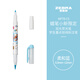 斑馬牌（ZEBRA）蠟筆小新限定系列雙頭熒光筆 彩虹色手賬筆 學(xué)生重點(diǎn)劃線筆標(biāo)記筆 WFT8-CS 柔和藍(lán)