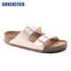 BIRKENSTOCK勃肯德國進口女款舒適百搭外穿軟木Arizona雙扣涼拖鞋 粉色窄版1019635 35