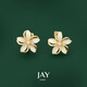 Jay仿貓眼石小花耳夾無(wú)耳洞女無(wú)痛耳環(huán)送女友生日禮物