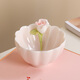 一念方圓純手工捏花女主人杯品茗杯辦公粉色功夫茶具單杯陶瓷喝茶杯家用 手捏玫瑰杯【花瓣杯粉】