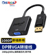 可思未來(lái) DP轉VGA轉換器 Displayport轉VGA母頭高清轉接線(xiàn)電腦接顯示器投影儀轉接頭0.25米 KS-D-DPZV