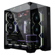LIANLI聯(lián)力包豪斯O11 Vision Compact 海景房臺式電腦機箱 黑色 三面玻璃/中塔機箱/ATX