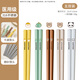 國風(fēng)316不銹鋼筷子 兒童分類筷 防滑不發(fā)霉公筷餐具 卡通筷子5雙裝