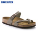 BIRKENSTOCK勃肯德國進(jìn)口女款復(fù)古時(shí)尚舒適軟木Mayari夾趾拖鞋 石灰色正常版71071 38