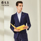 雅戈爾 西服男士 2022春秋季青年男休閑正裝西服套西上衣 VOTX220227FIA上衣 藏青 185/104A